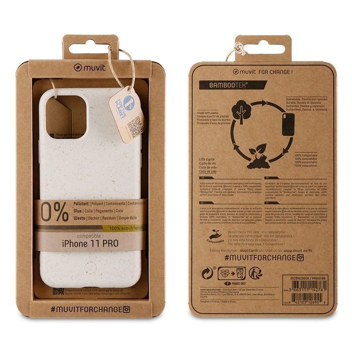 Muvit Change Bambootek Case Cotton for iPhone 11 Pro