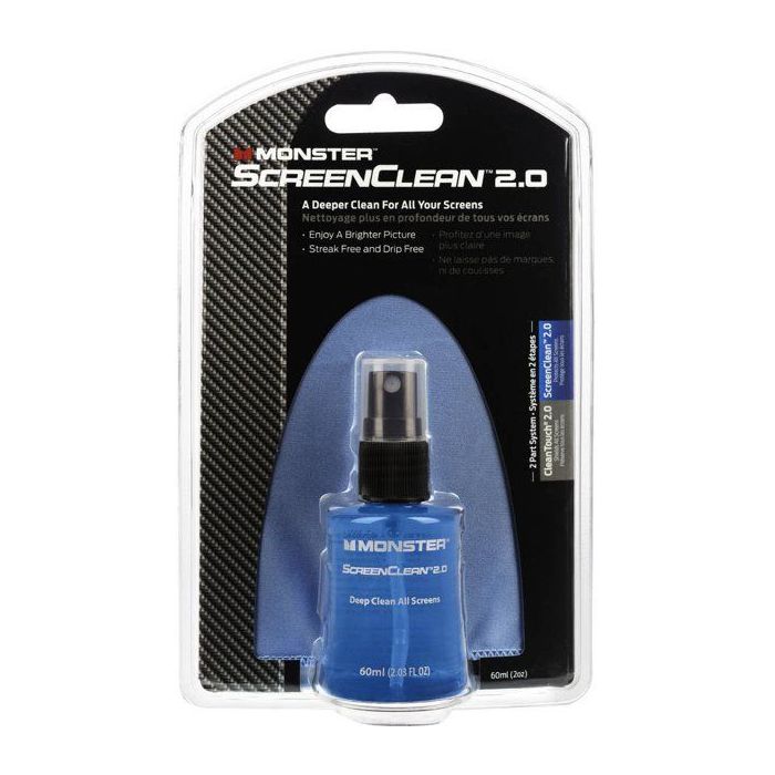 Monster Screenclean 2.0 with Cloth 60ml