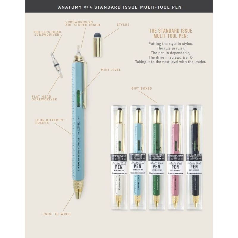 Designworks Ink Standard Issue Multi-Tool Pen - Cream