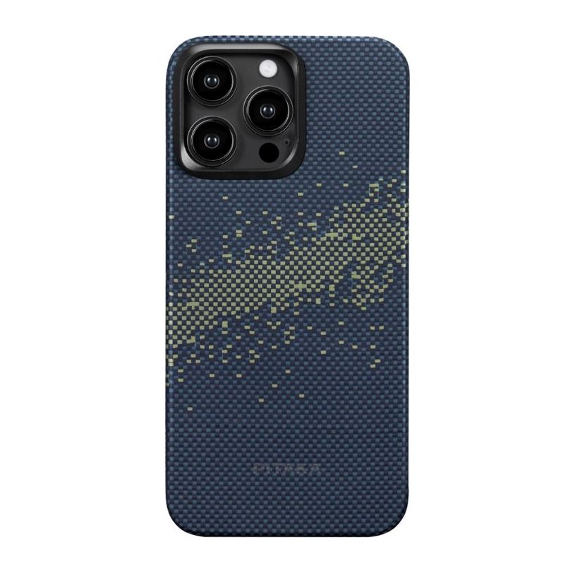 Pitaka Magez Case 4 for iPhone 15 Pro - Milky Way Galaxy Blue