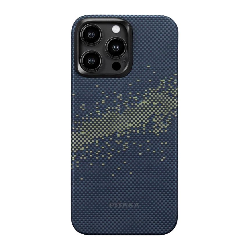Pitaka Magez Case 4 for iPhone 15 Pro Max - Milky Way Galaxy Blue