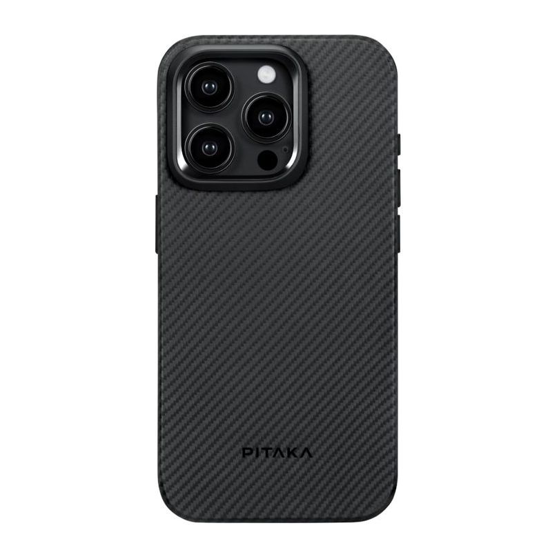 Pitaka Magez Case Pro 4 for iPhone 15 Pro 600D - Black/Grey Twill