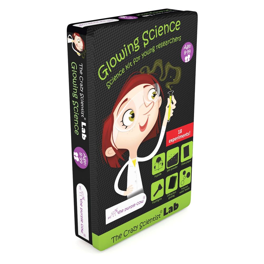 The Purple Cow The Crazy Scientist LAB Glowing Science Lab Stem Kit