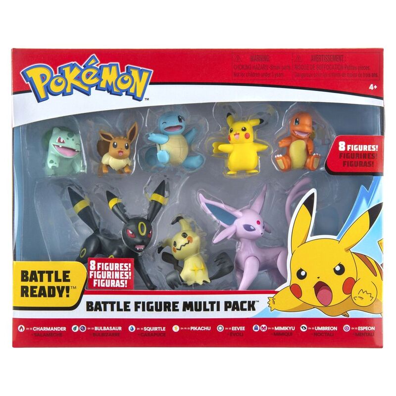 Pokemon Battle Figure Multi-pack (Pack of 8) (PKW0184)
