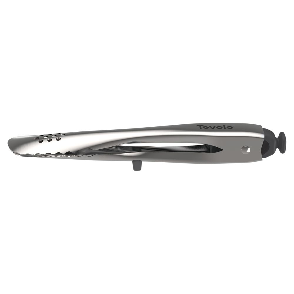 Tovolo Stainless Steel Tongs Charcoal 7-inch