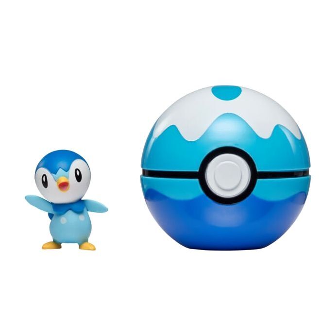 Pokemon Clip N Go Piplup + Dive Ball