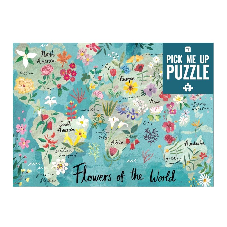 Talking Tables Pick Me Up Flowers Jigsaw Puzzle (500 Pieces)