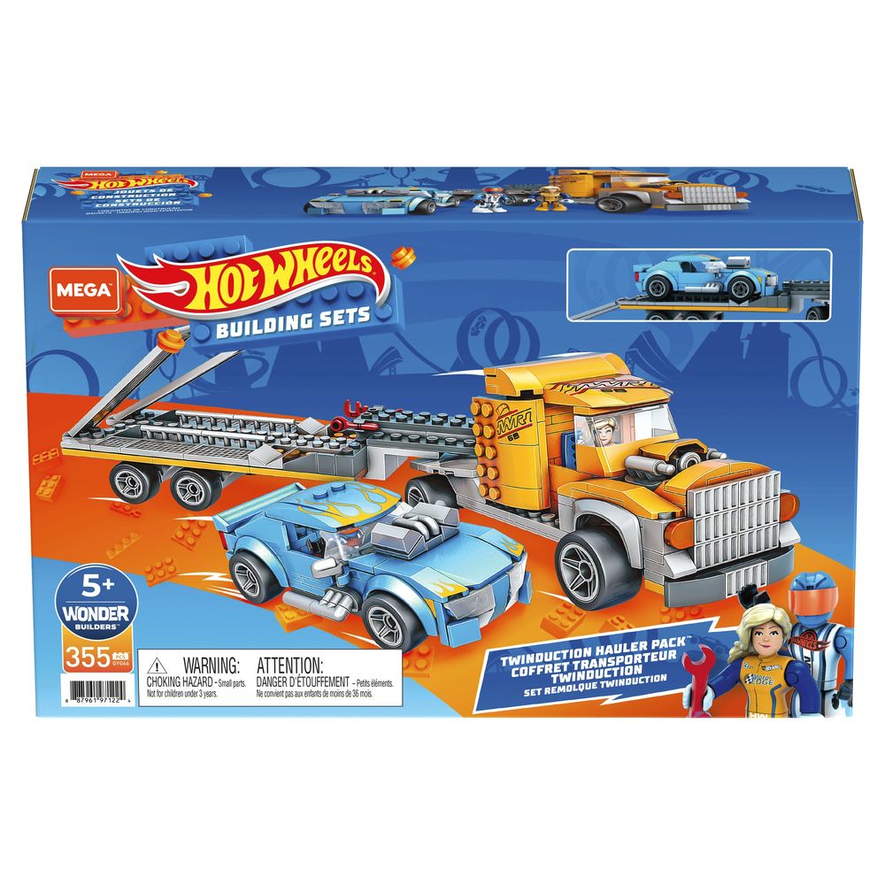 Shop for Mega Construx Hot Wheels Building Sets Twinduction Hauler Pack