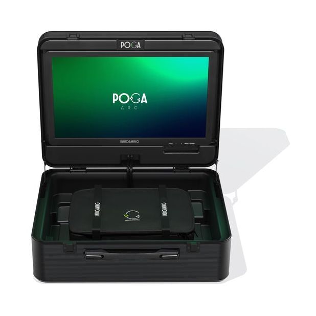 Indi-Gaming POGA ARC 19-Inch Portable Monitor - Black