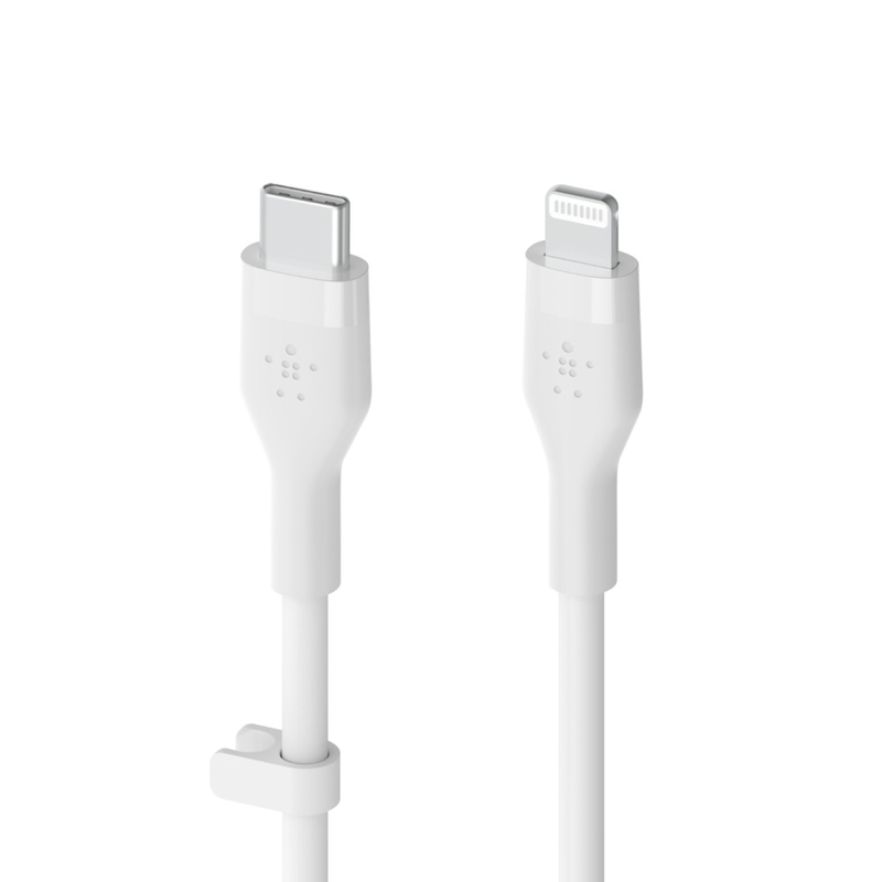 Belkin BoostCharge Flex USB-C Cable with Lightning Connector 1m - White