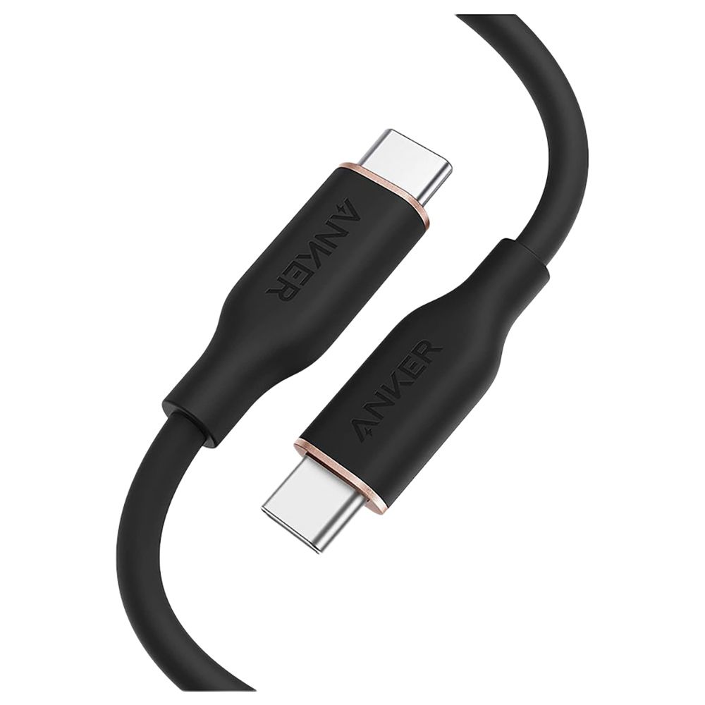 Anker Powerline III Flow USB-C To USB-C 3ft - Black