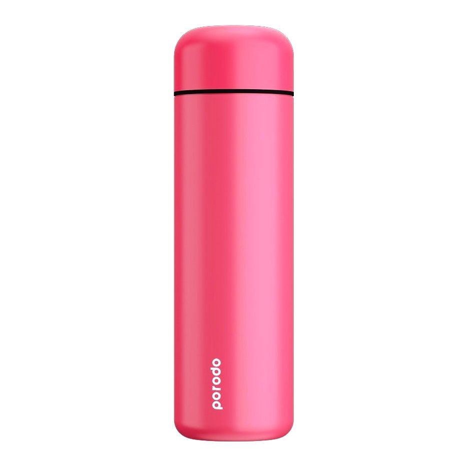 Porodo Smart Water Bottle With Temperature Indicator 500ml - Red