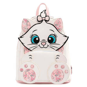 Loungefly Leather Disney The Aristocats Marie Floral Footsy Backpack Loungefly Leather Disney The Aristocats Marie Floral Footsy Backpack