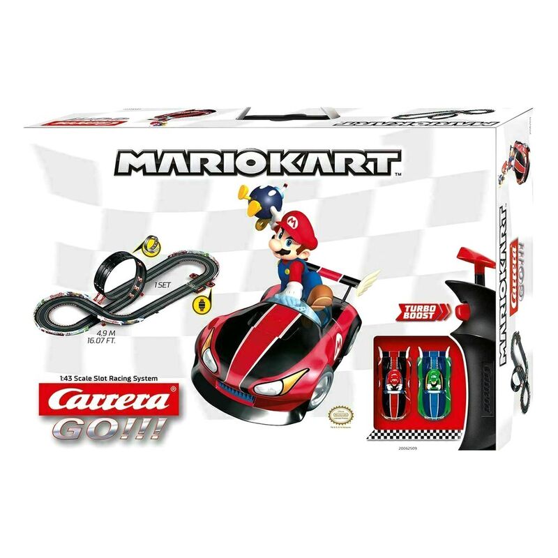 Carrera Go Nintendo Mariokart Wii Slot Car Racing System 4.9m