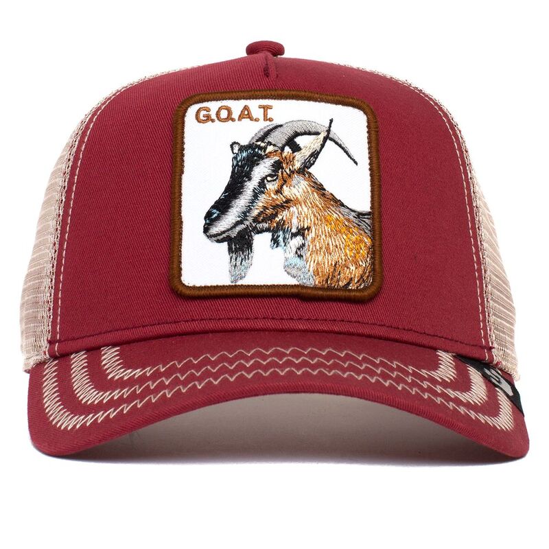 Goorin Bros The Goat Unisex Trucker Cap - Red Goorin Bros The Goat Unisex Trucker Cap - Red