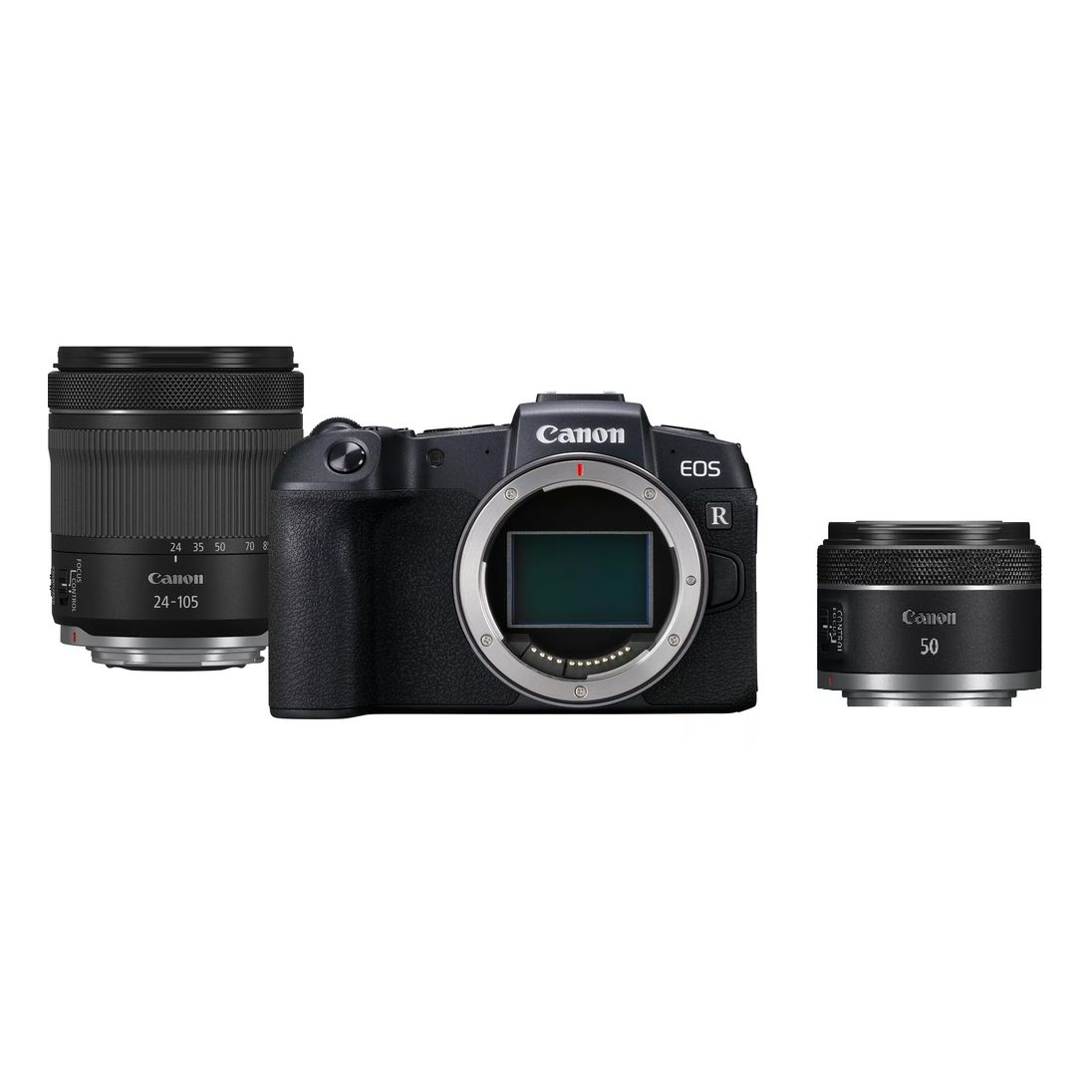 Canon EOS RP Mirrorless Camera + RF 24-105mm F4-7.1 IS STM Lens + RF 50MM F1.8 STM Lens