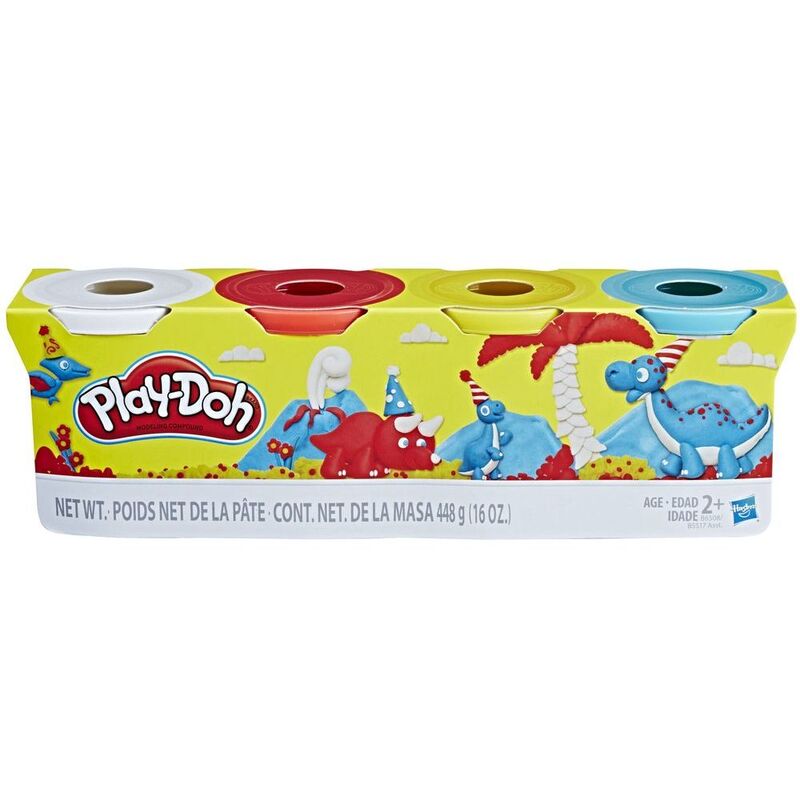 Hasbro Play-Doh Compounds Classic Colors 4 Pack