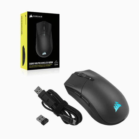 Corsair Sabre RGB Pro Wireless Gaming Mouse - Black