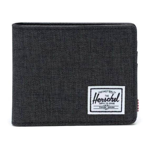 Herschel Hank Wallet RFID - Black Crosshatch
