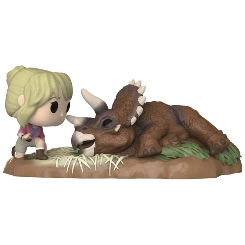 Funko Pop! Moment Movies Jurassic Park Dr. Sattler With Triceratops 3.75-Inch Vinyl Figure