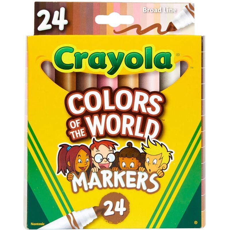 Crayola Colors of The World Markers (Set of 24)