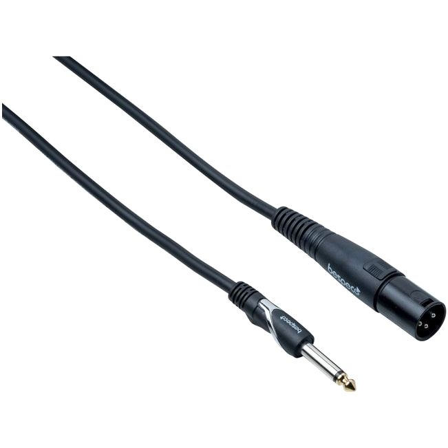 Bespeco HDJM600 XLR-M to JK-M 6M Cable - Black