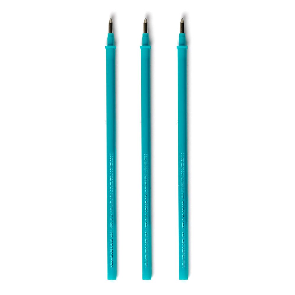 Legami Refills for Erasable Pen - Turquoise (3 Pack)