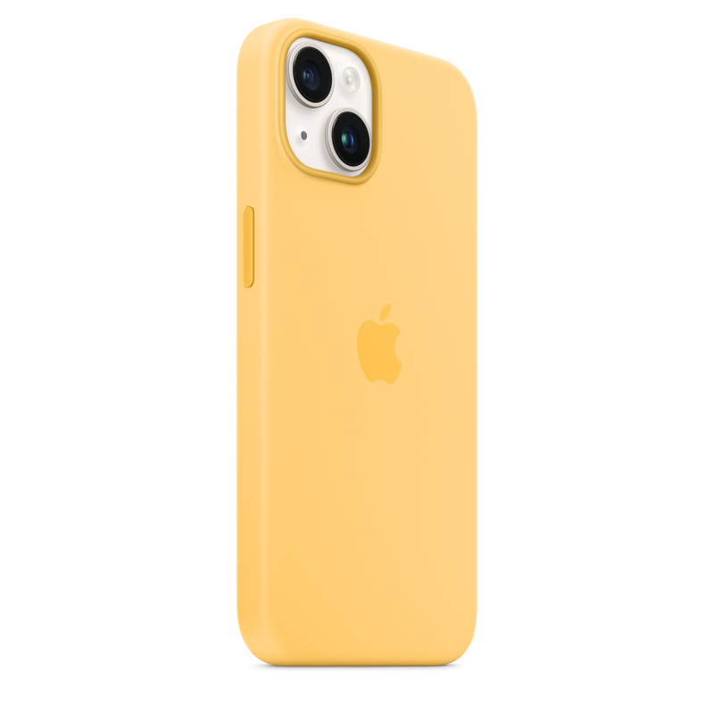 Apple Silicone Case with MagSafe for iPhone 14 - Sunglow