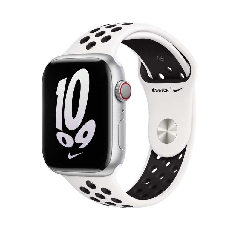 Apple 45mm Nike Sport Band for Apple Watch - Summit White/Black