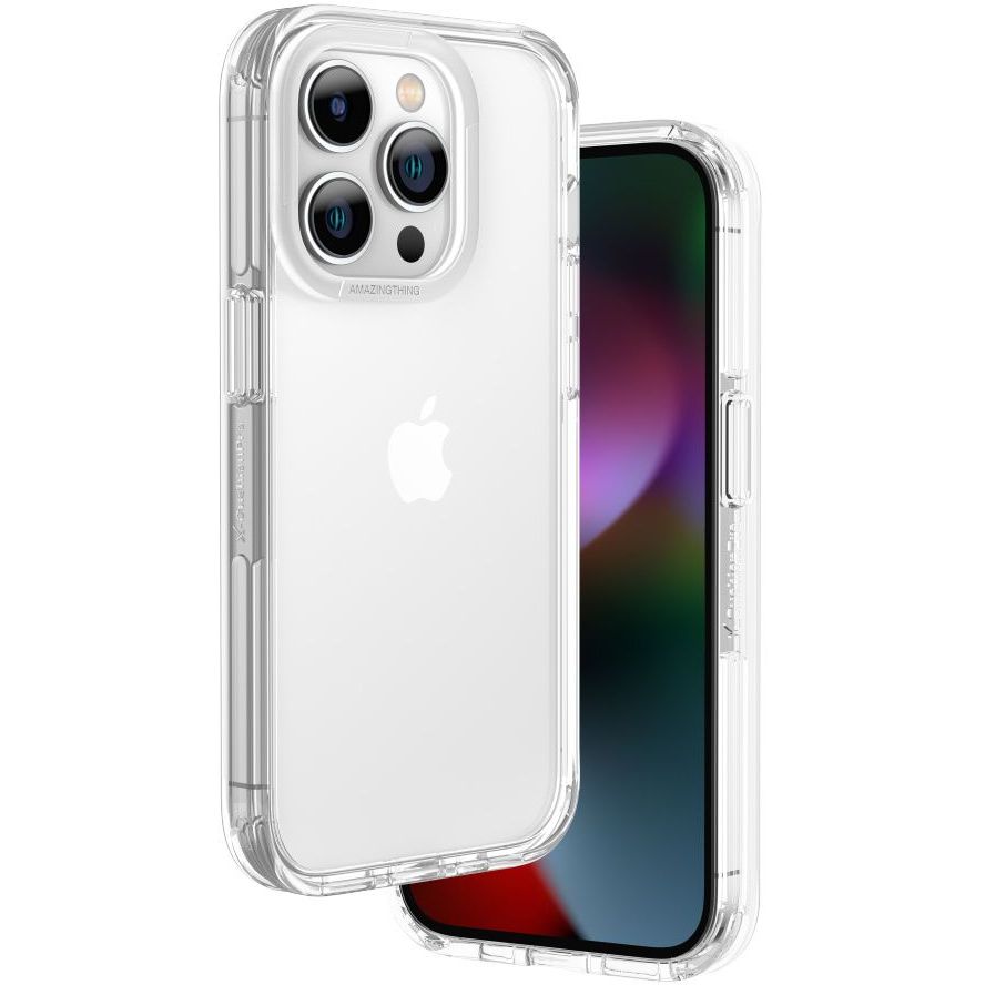 AMAZINGThing iPhone 14 Pro Max Explorer Pro Drop Proof Case - Clear