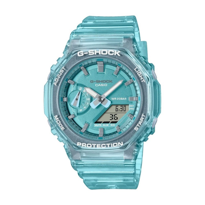 Casio G-Shock GMA-S2100SK-2ADR Analog Digital Women's Watch Translucent