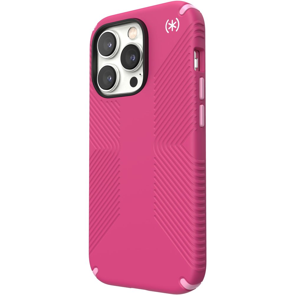 Speck Presidio 2 Grip Case for iPhone 14 Pro - Digital Pink/Blossom Pink/White