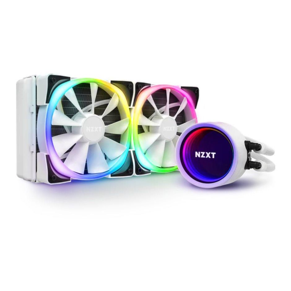 NZXT Kraken X53 RGB 240mm Liquid Cooler - Matte White