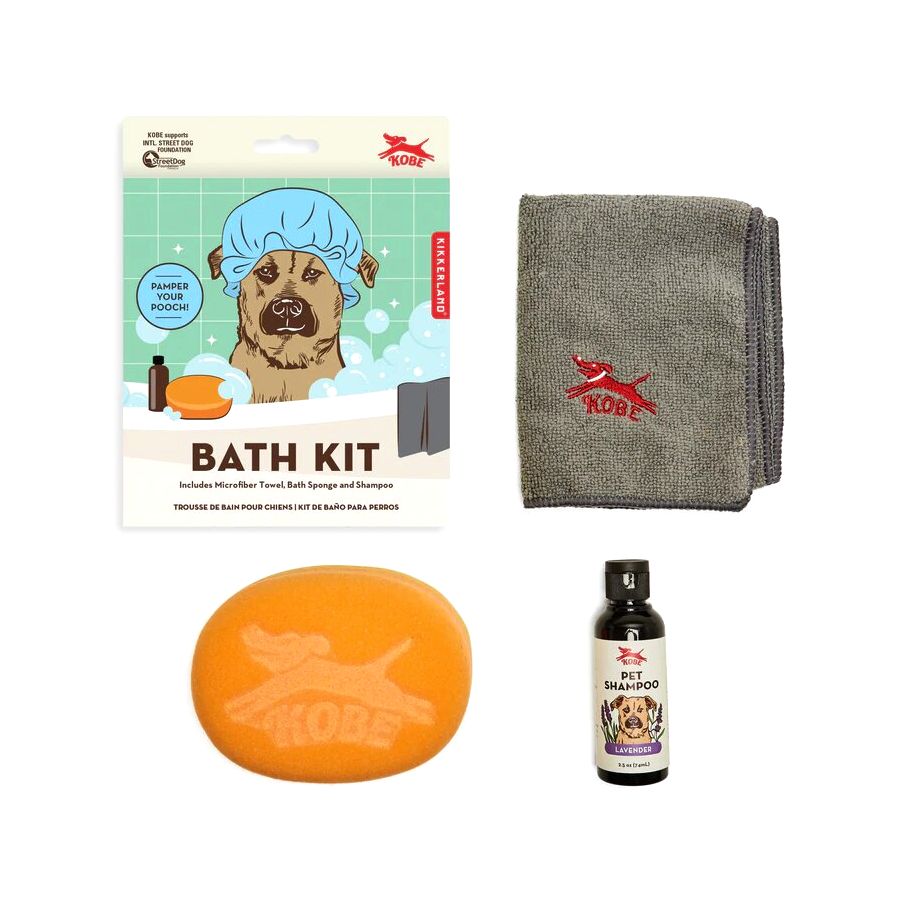 Kikkerland Kobe Bath Kit for Dogs