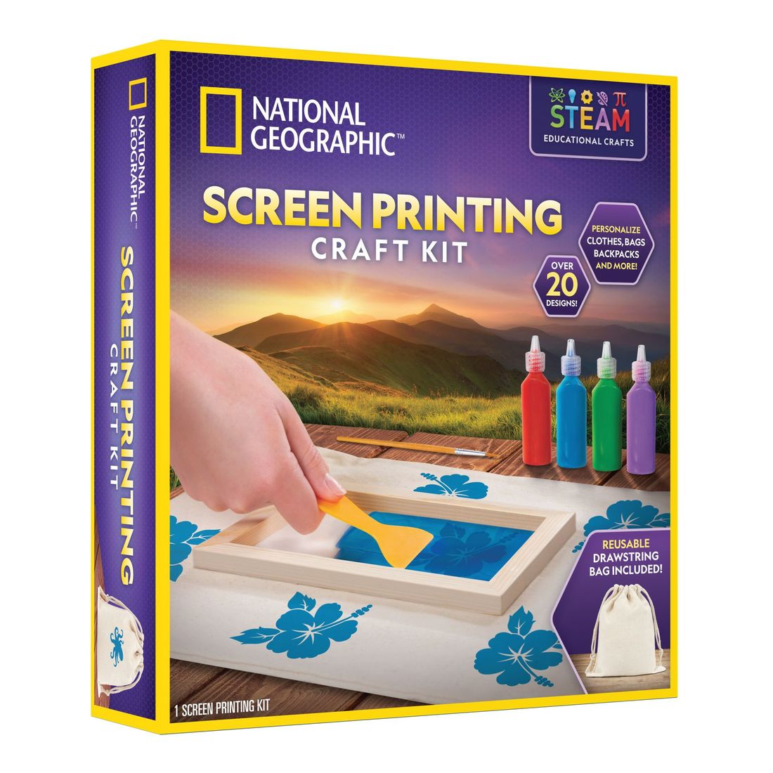 National Geographic Screen Printing Craft Kit
