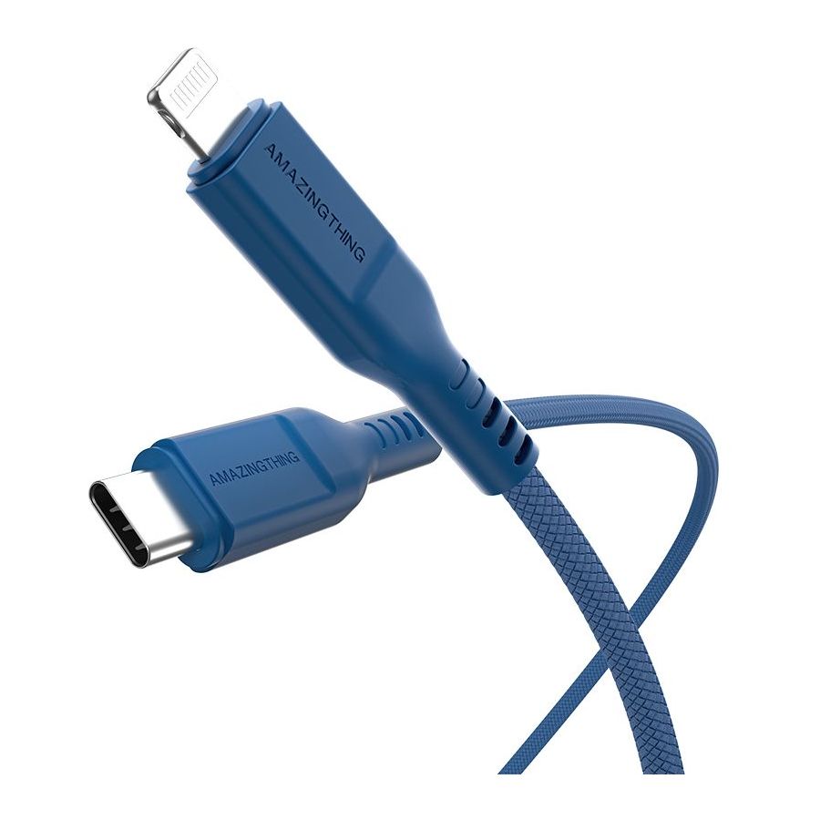 Amazing Thing Thunder Pro Lightning To USB-C 3.2A 30W 1.1m Cable - Blue