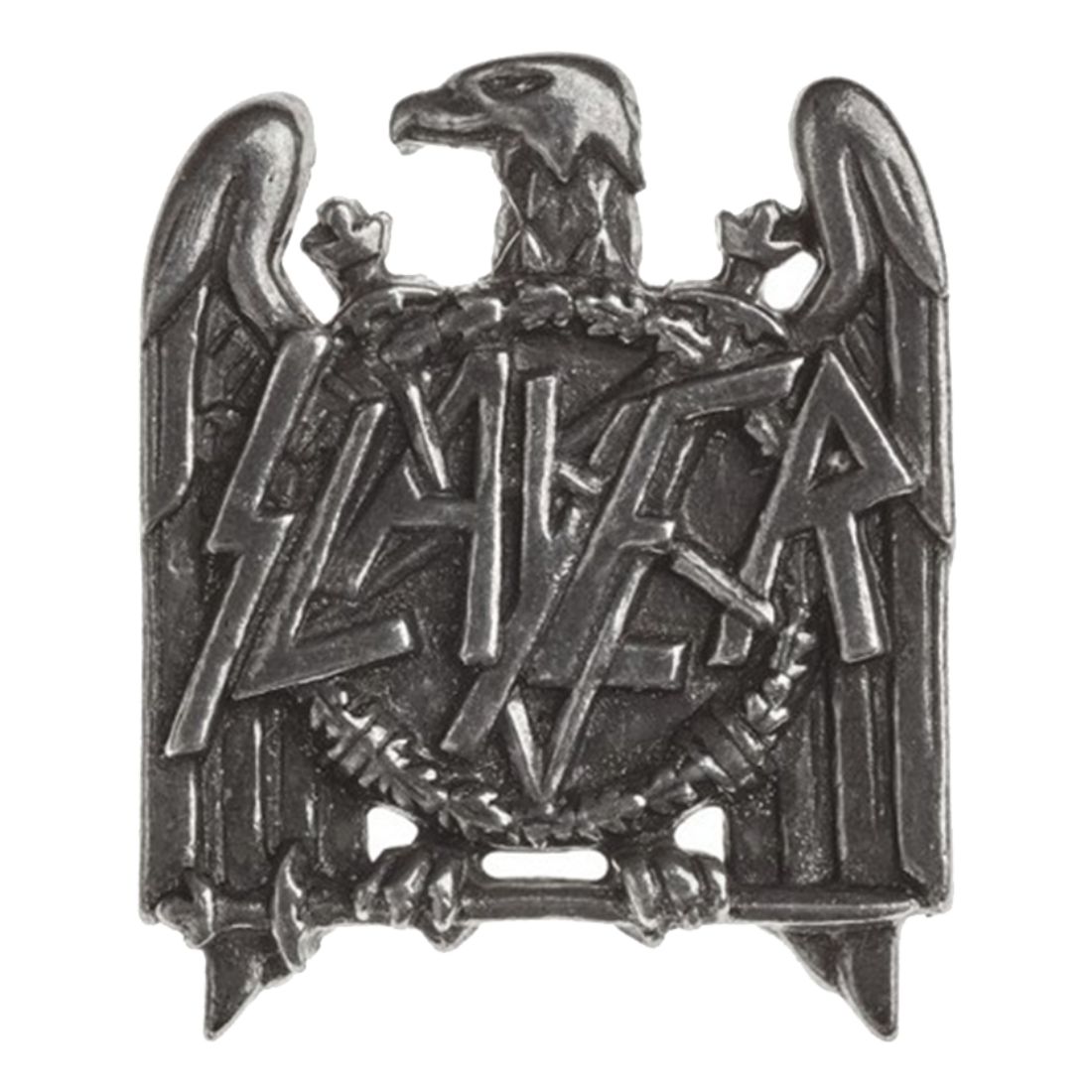 Slayer Eagle Pin Badge Silver