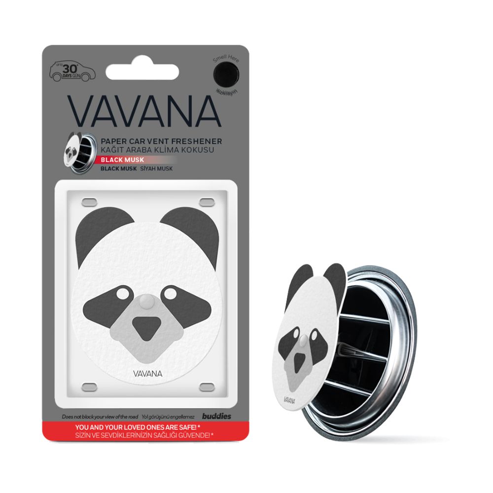 Vavana Buddies Mystic Paper Car Vent Fresheners - Panda