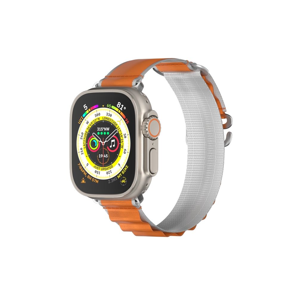 Mageasy Active Sport G-Hook Watch Loop For Apple Watch 42/44/45/49mm - Orange