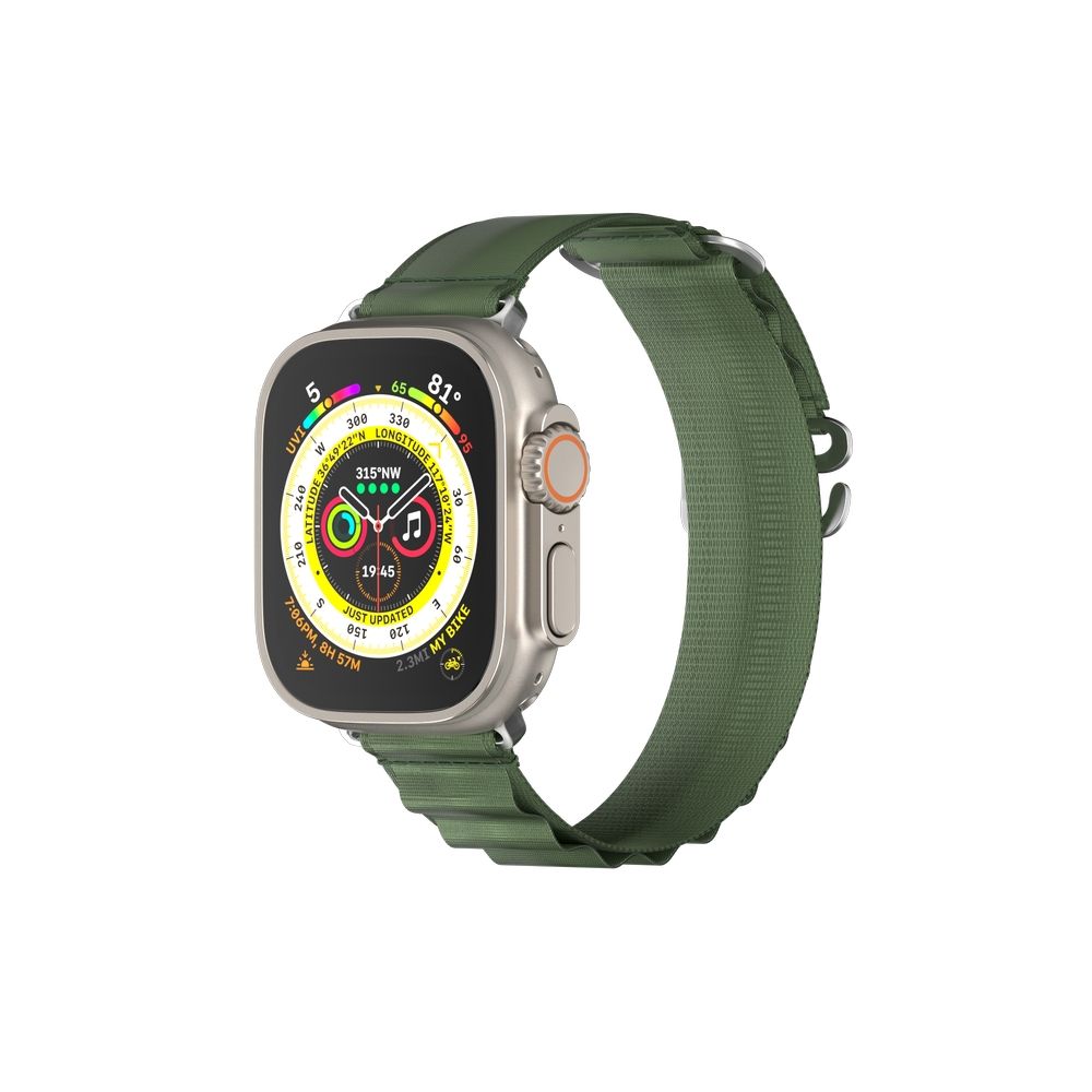 Mageasy Active Sport G-Hook Watch Loop For Apple Watch 42/44/45/49mm - Green