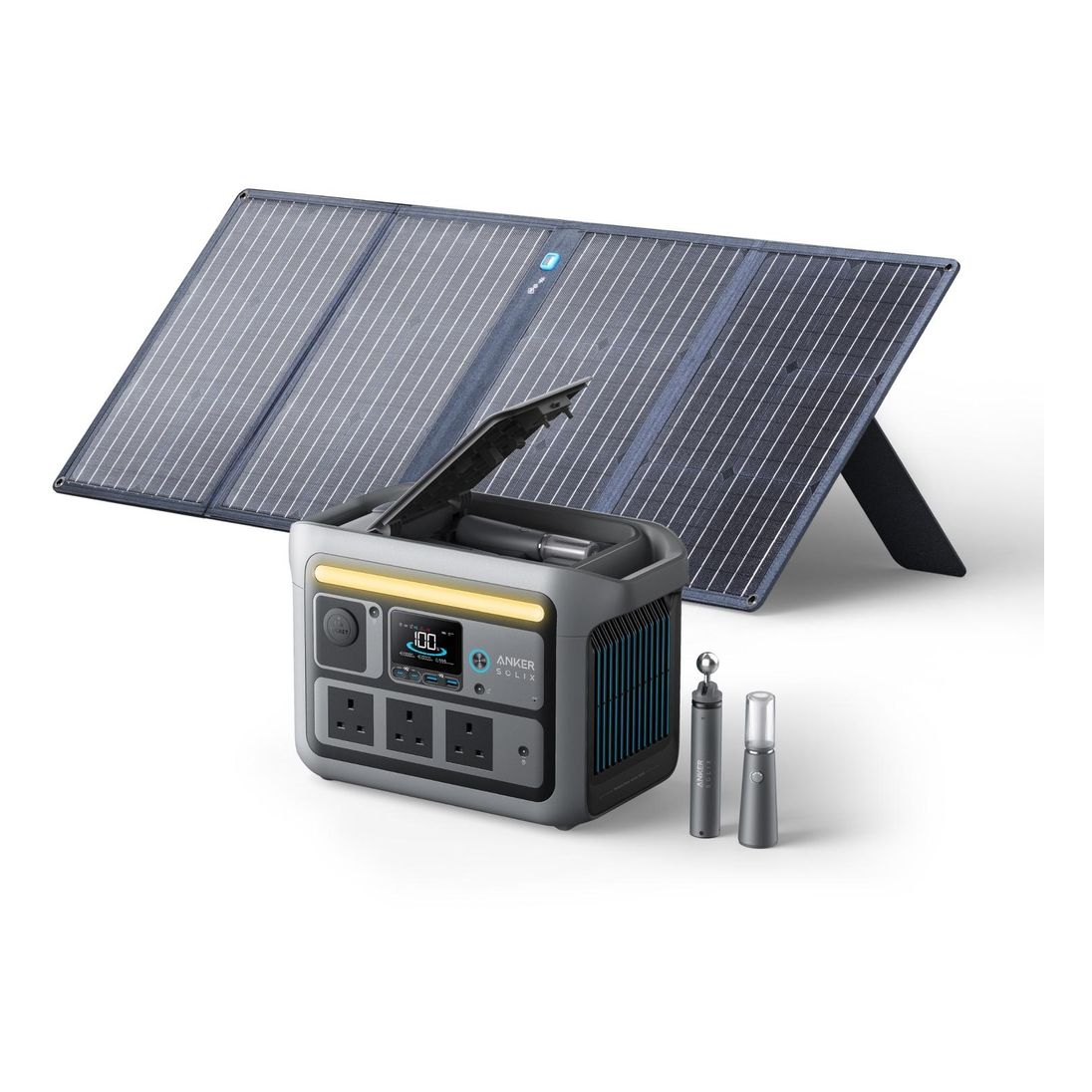 Anker SOLIX C800 PLUS Portable Power Station 768Wh/1200W - Gray