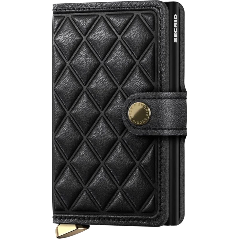 Secrid Miniwallet - Emboss Leather (Diamond) - Black