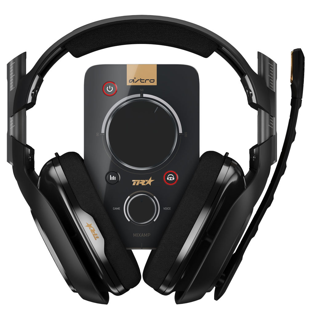 سماعة رأس A40 TR للألعاب، لون أسود+ MixAmp Pro TR من أسترو