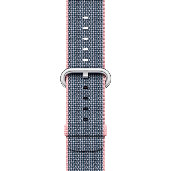 Apple Watch Woven Nylon Light Pink/Midnight Blue 38mm (Compatible with Apple Watch 38/40/41mm)
