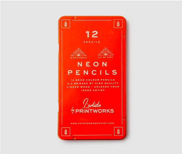12 أقلام رصاص نيون