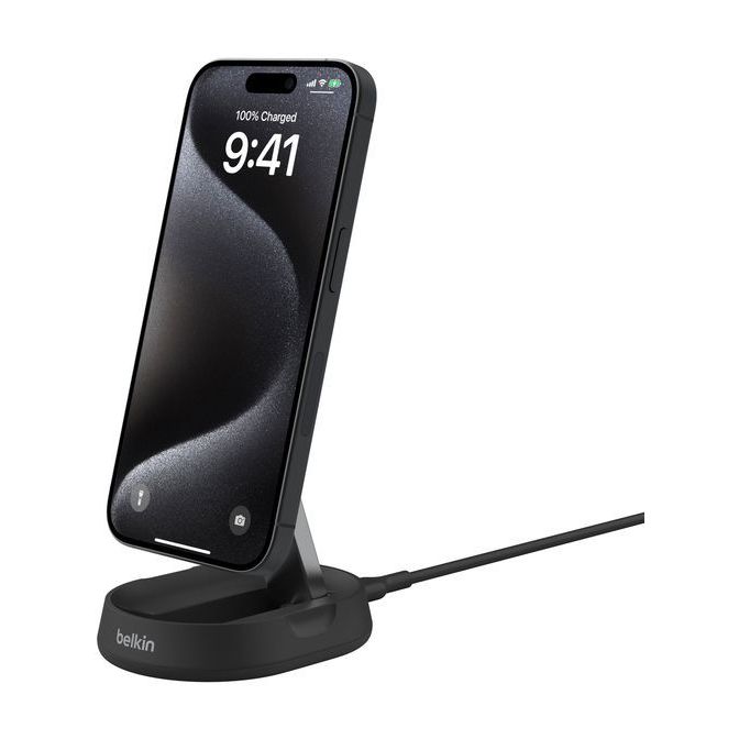 Belkin BoostCharge Pro Convertible Magnetic Wireless Charging Stand with Qi2 15W - Black