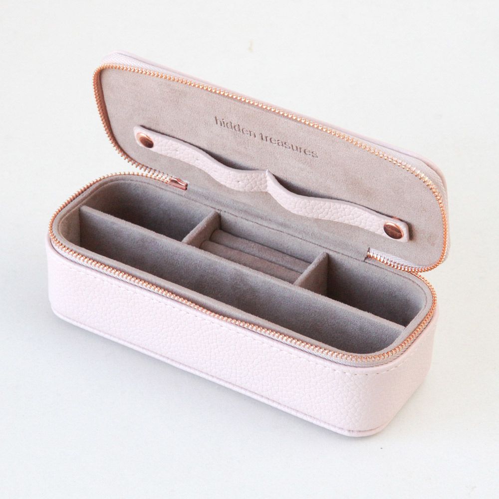 Shop for Caroline Gardner Rose Gold Slim Jewelry Box Virgin