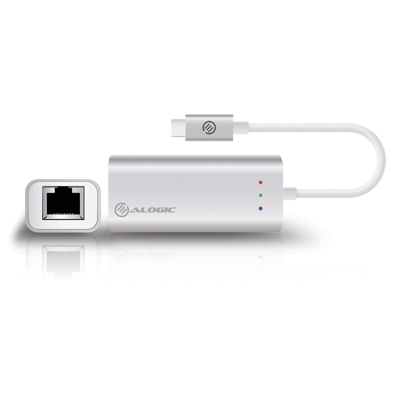 Alogic USB-C to Gigabit Ethernet Adapter Aluminium Prime Series