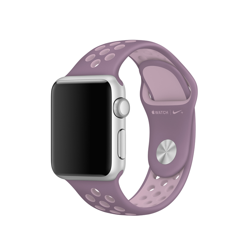 Apple Violet Dust/Plum Fog Sport Band S/M & M/L For Apple Watch Nike+ 38mm (Compatible with Apple Watch 38/40/41mm)