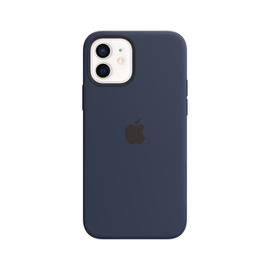 Apple Silicone Case Deep Navy with MagSafe for iPhone 12/Pro
